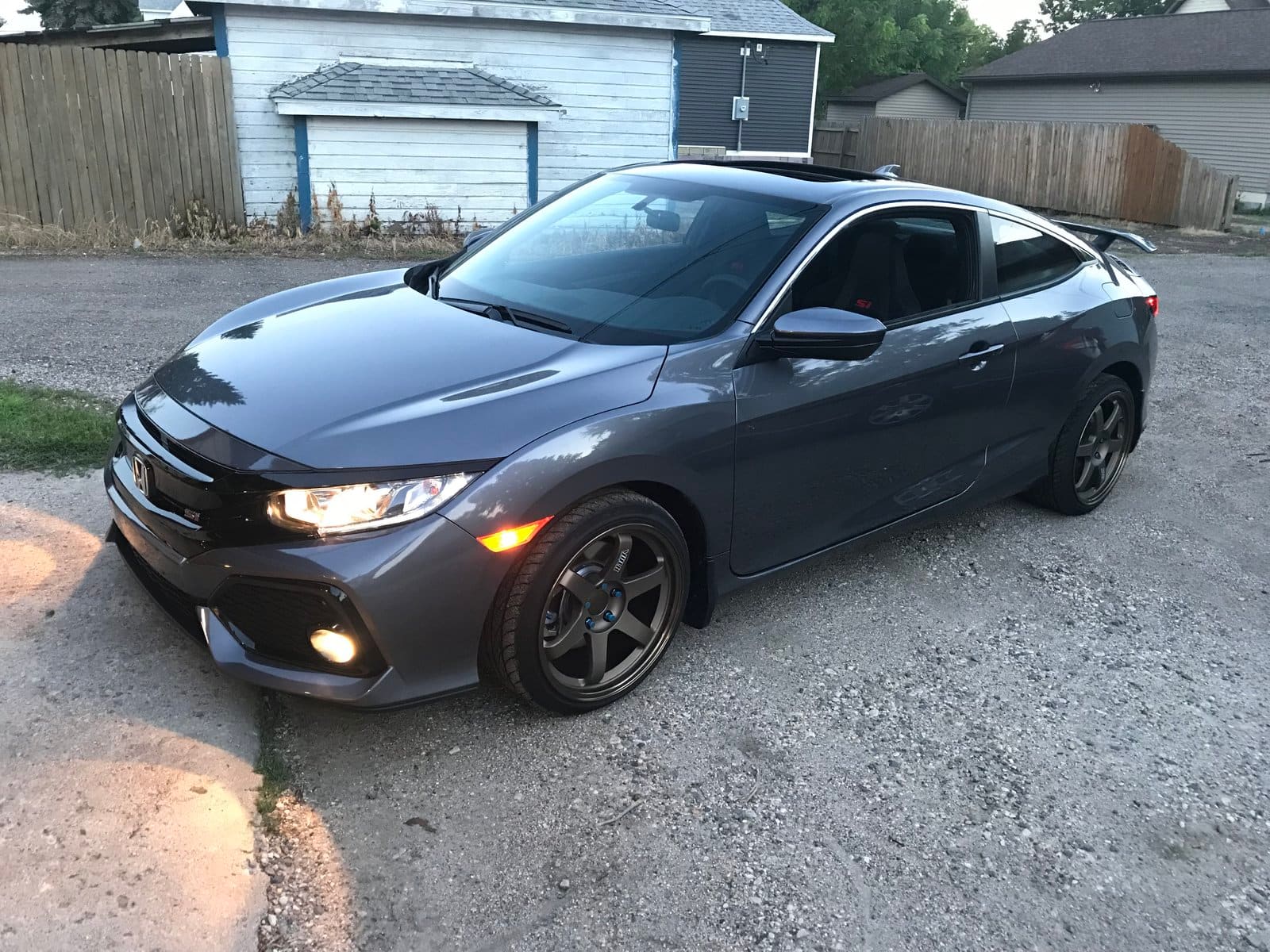 2018 Honda Civic with 18x9.5 wheels