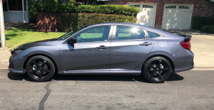 2018 Honda Civic with 18x8.5 wheels