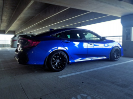 2018 Honda Civic with 18x9.5 wheels