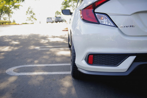 2017 Honda Civic with 18x8.5 wheels