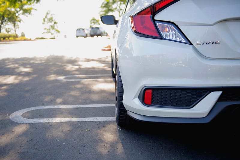 2017 Honda Civic with 18x8.5 wheels