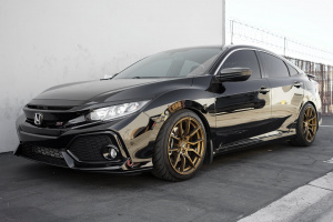 2018 Honda Civic with 18x9.5 wheels