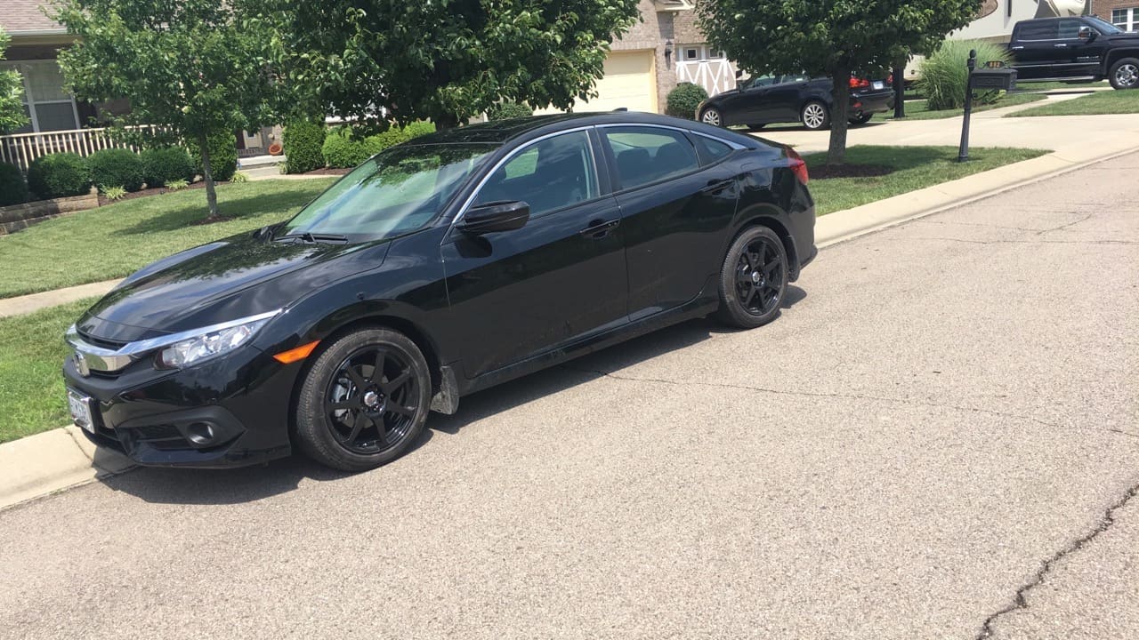 2018 Honda Civic with 17x7.5 wheels