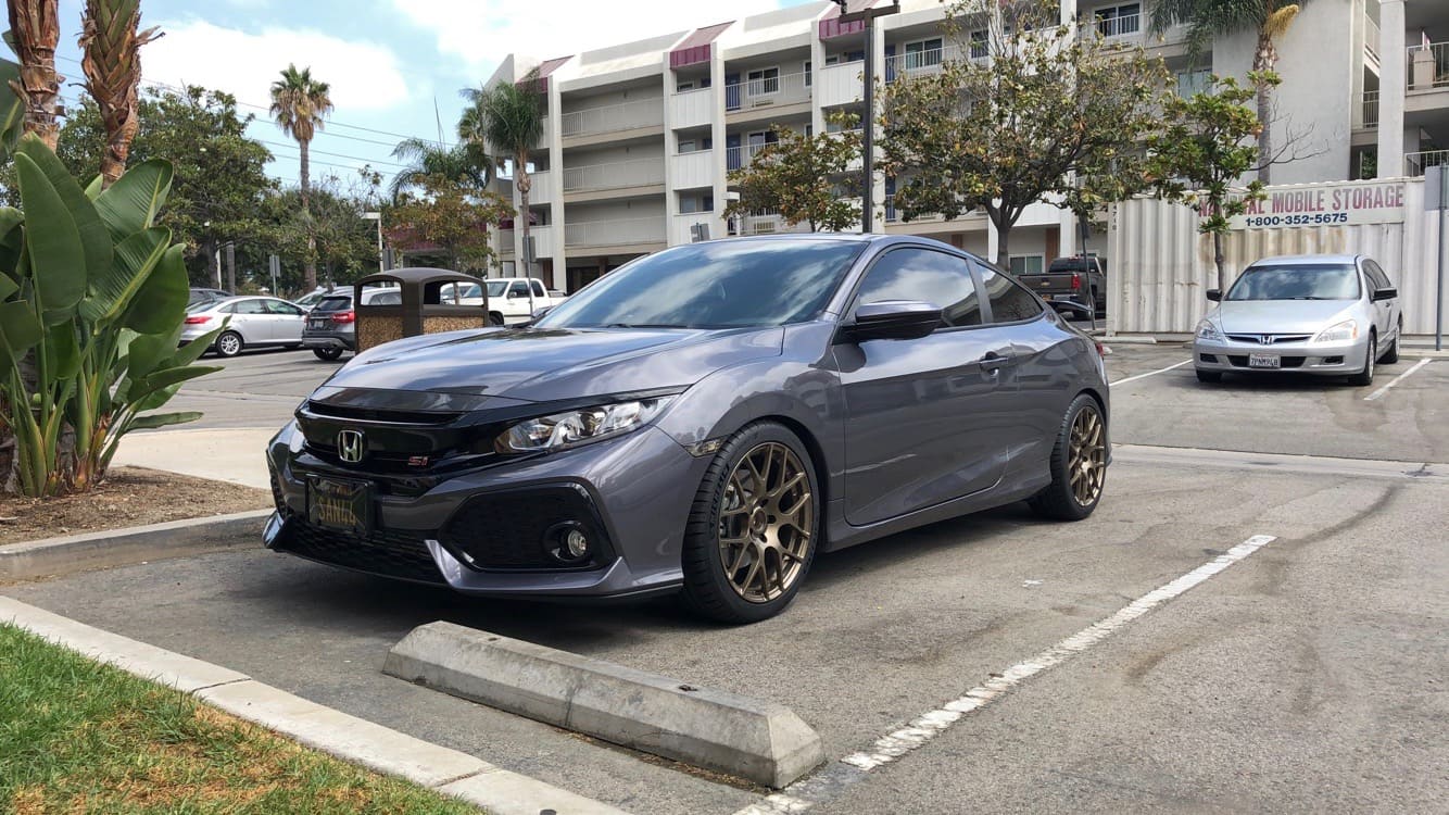 2018 Honda Civic with 18x8 wheels
