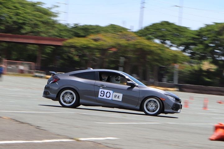 2018 Honda Civic with 18x8.5 wheels