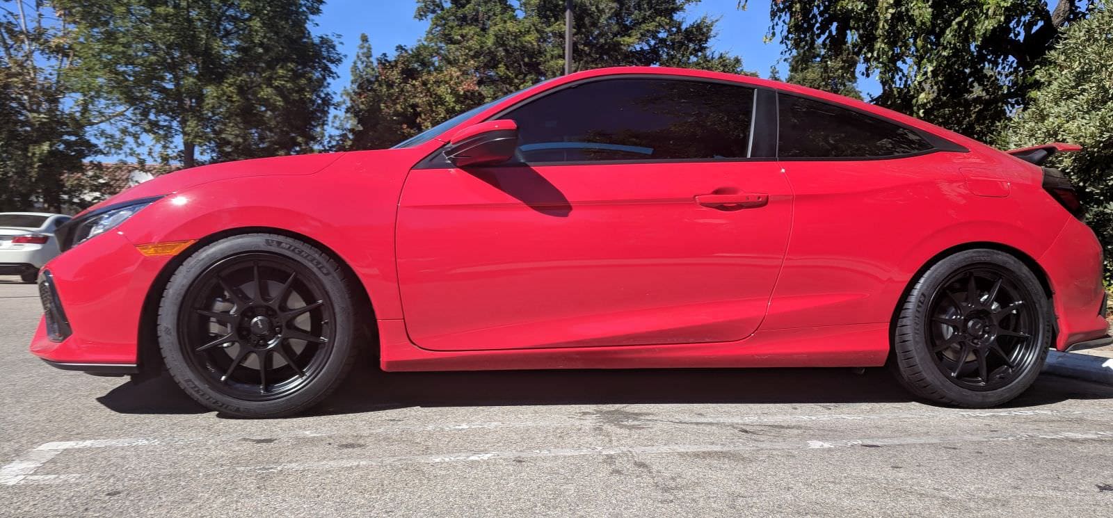 2018 Honda Civic with 18x8.5 wheels