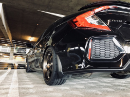 2018 Honda Civic with 18x9 wheels