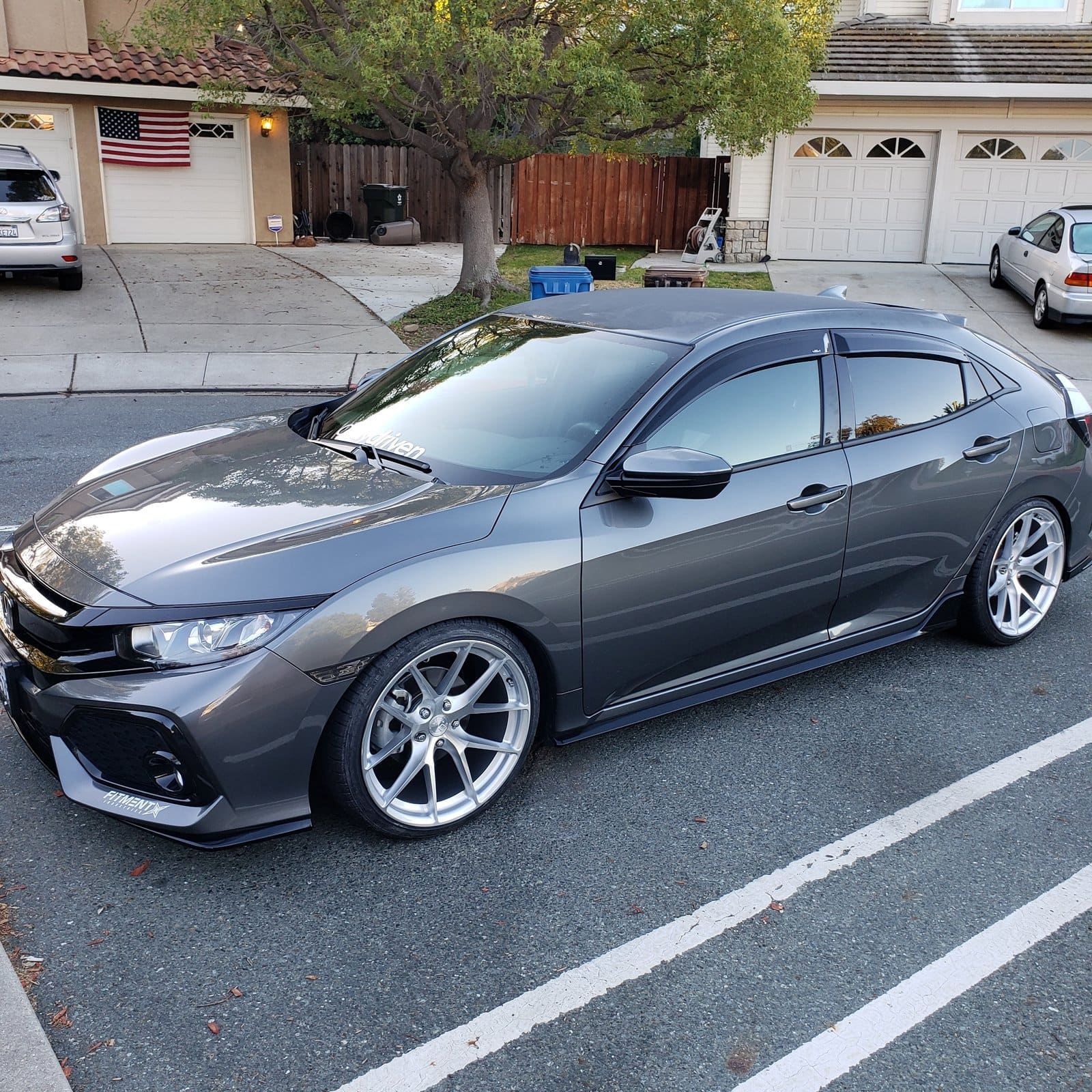 2018 Honda Civic with 19x9.5 wheels