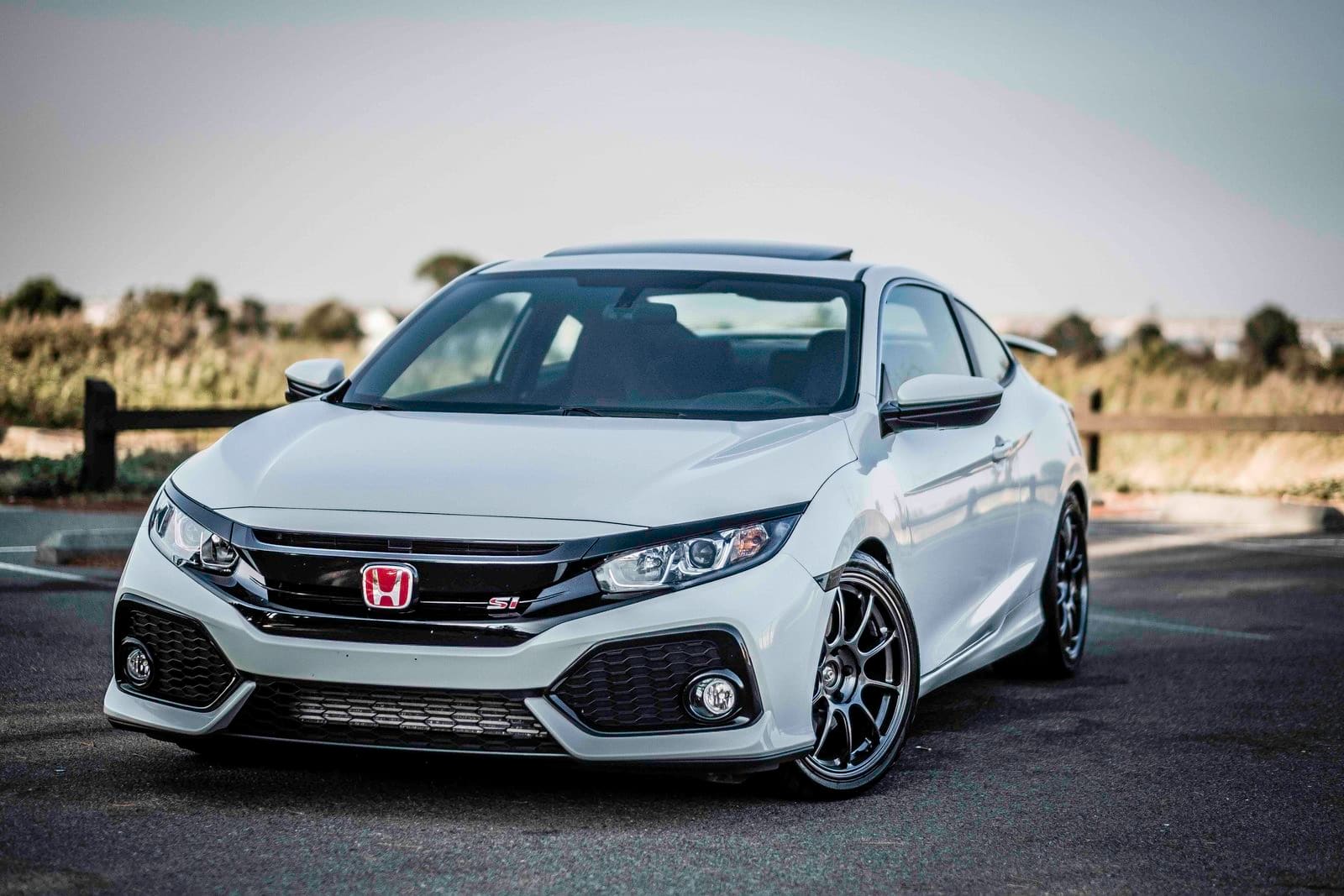 2017 Honda Civic with 18x8.5 wheels