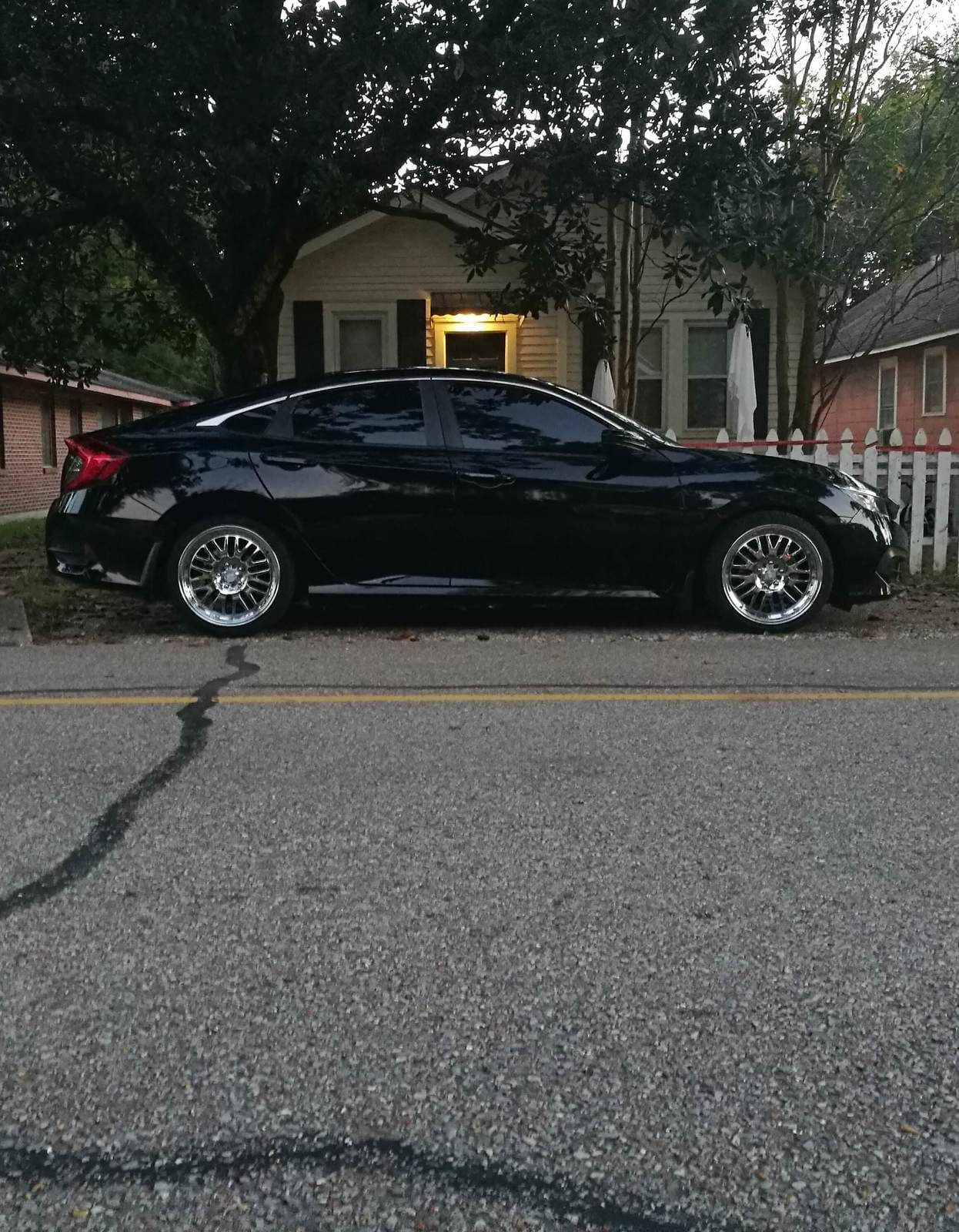 2018 Honda Civic with 18x8.5 wheels