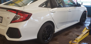 2018 Honda Civic with 18x8.5 wheels