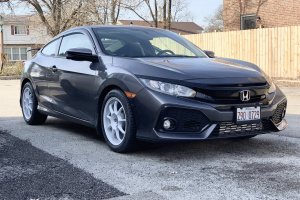 2018 Honda Civic with 17x8 Alleggerita hlt wheels