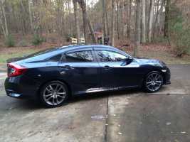 2018 Honda Civic with 18x7.5 wheels
