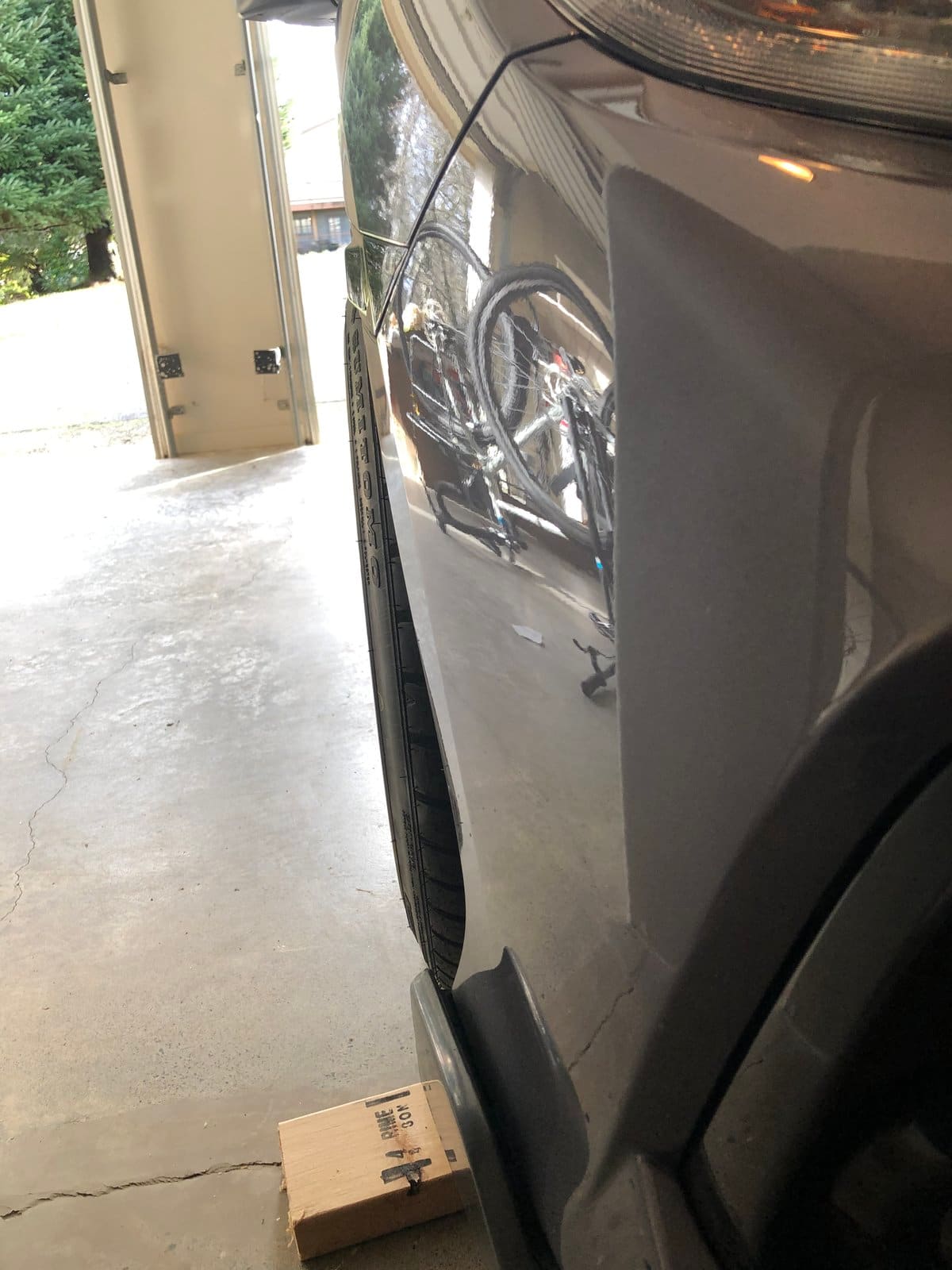 2018 Honda Civic with 18x9.5 wheels