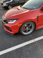2018 Honda Civic with 19x9 wheels