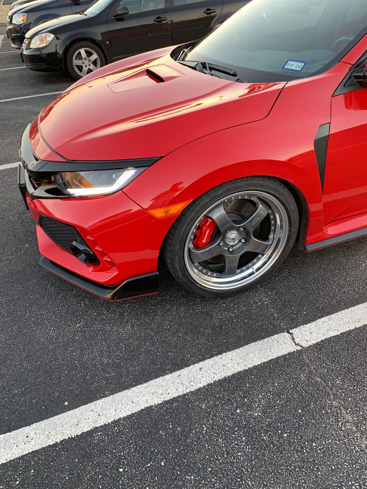 2018 Honda Civic with 19x9 wheels