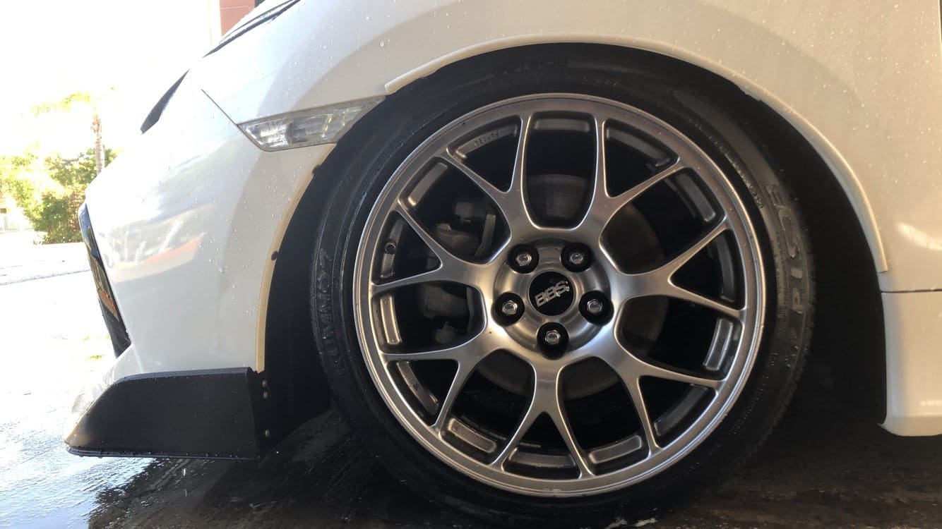 2019 Honda Civic with 18x8.5 wheels