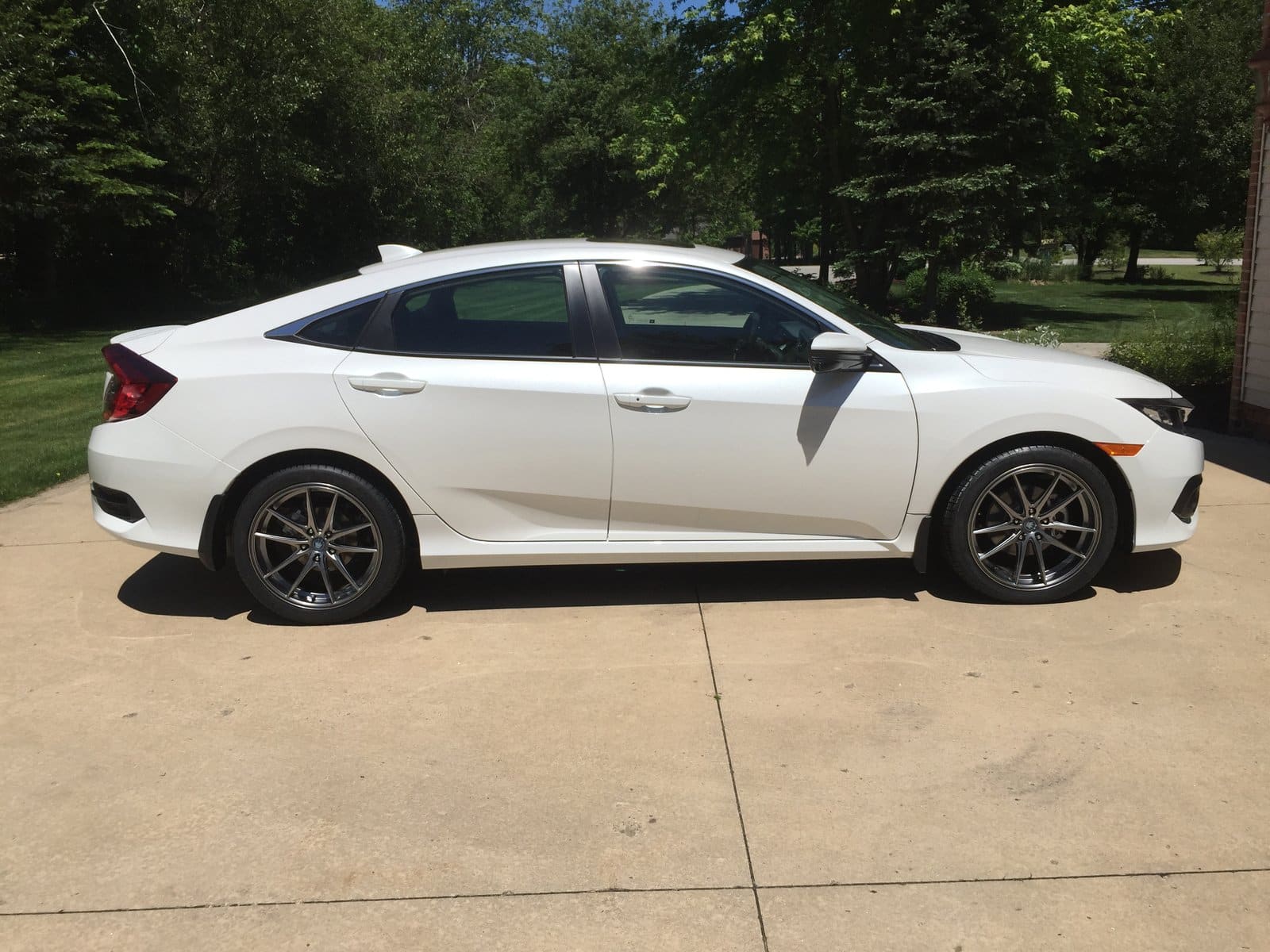 2018 Honda Civic with 18x8 wheels