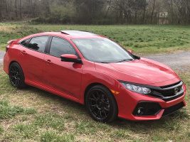 2018 Honda Civic with 18x8.5 wheels