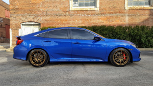 2018 Honda Civic with 18x8.5 wheels
