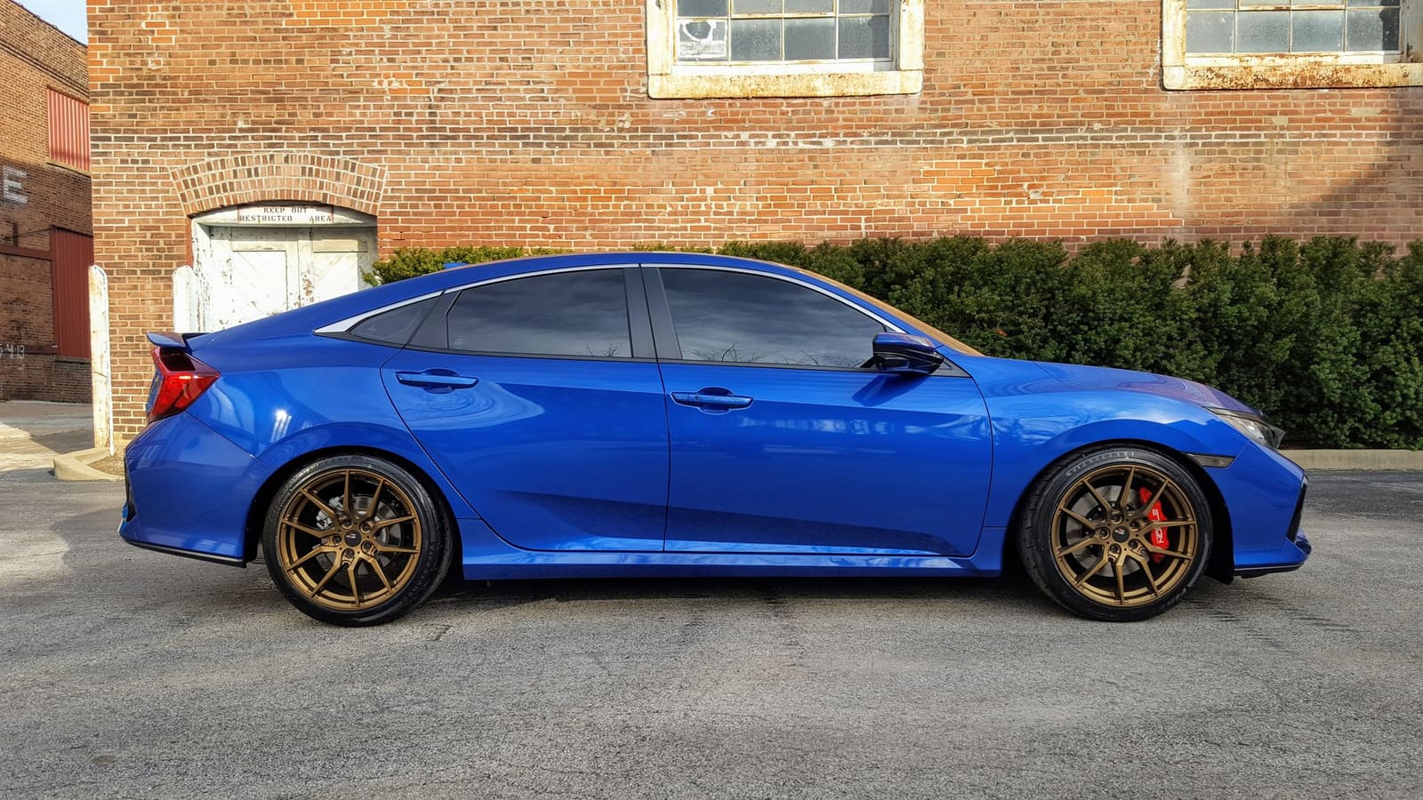 2018 Honda Civic with 18x8.5 wheels