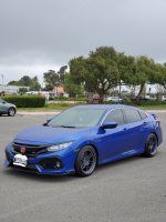 2018 Honda Civic with 18x9.5 wheels