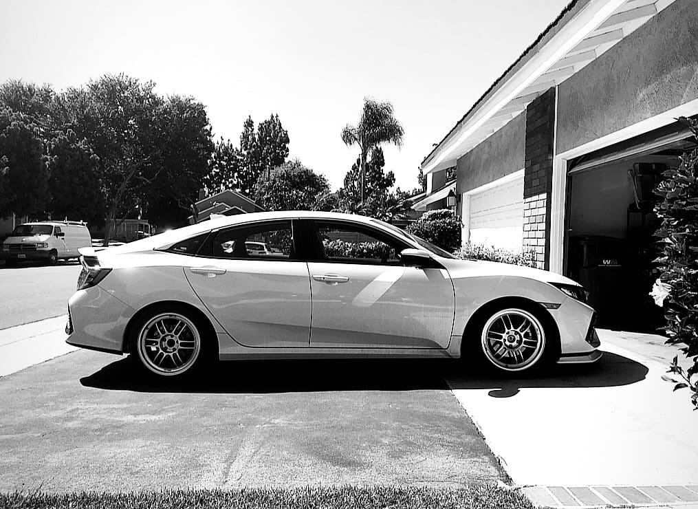 2019 Honda Civic with 18x8.5 wheels
