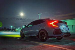 2018 Honda Civic with 18x8.5 wheels
