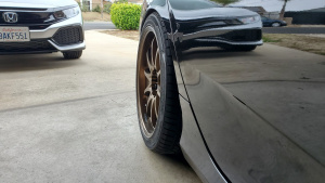 2019 Honda Civic with 18x10 wheels