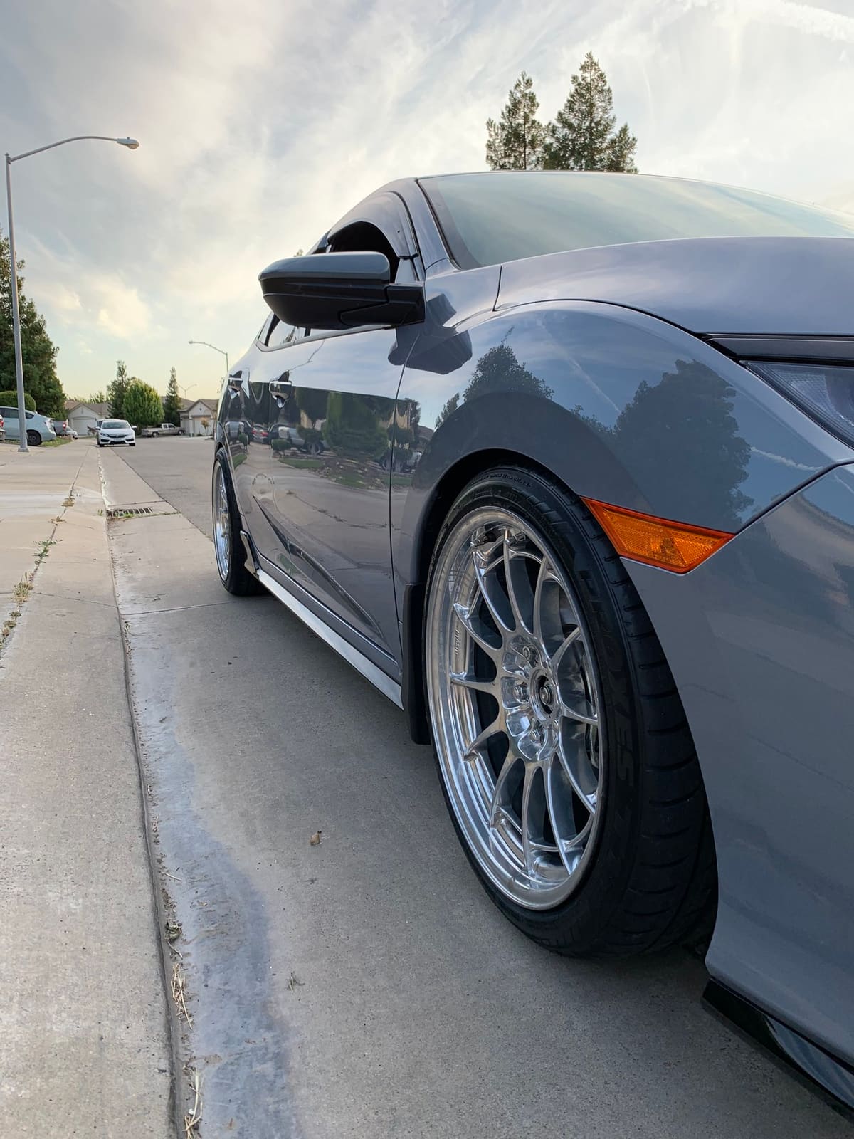 2018 Honda Civic with 18x9.5 wheels