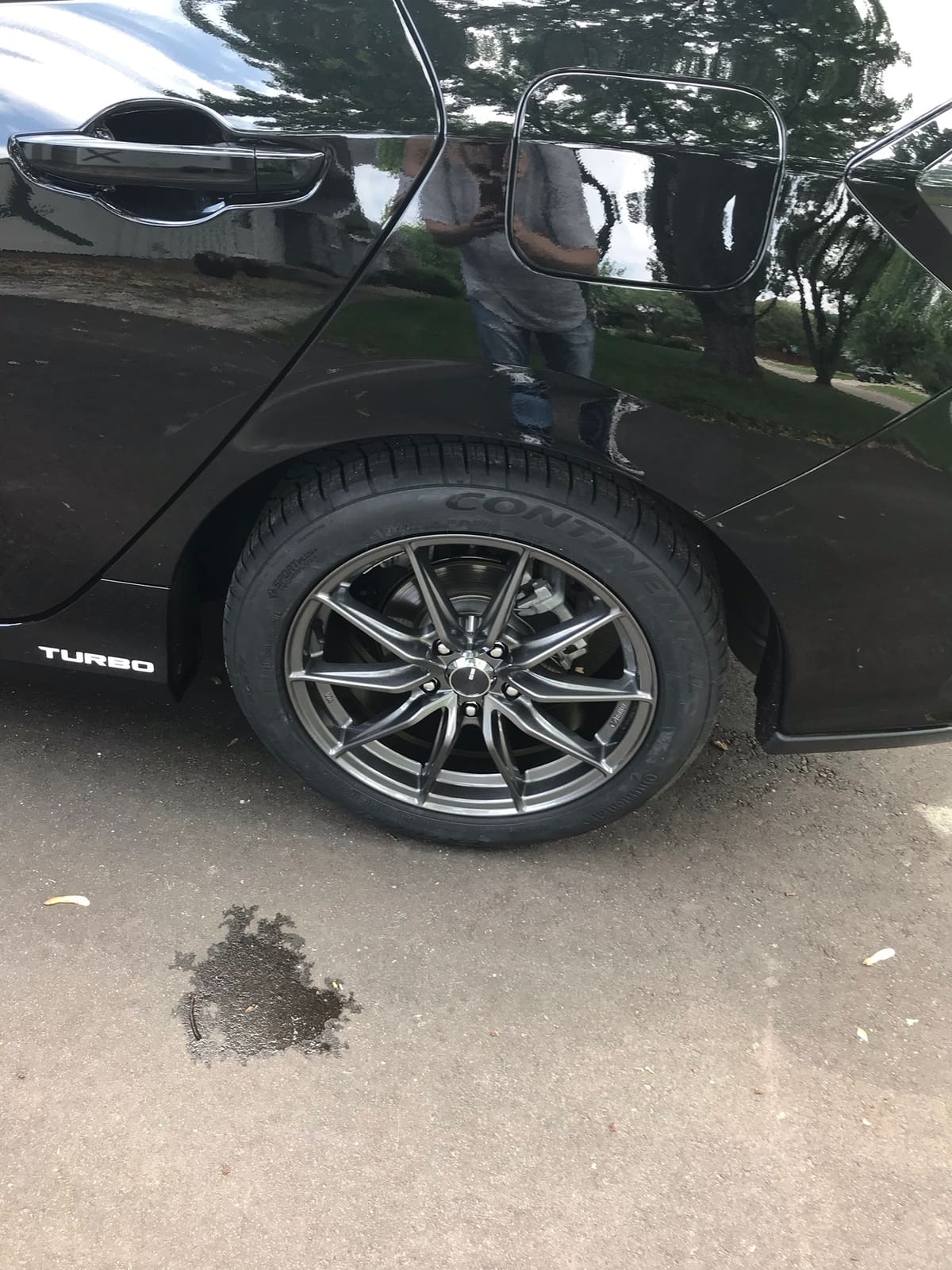 2018 Honda Civic with 17x7.5 wheels