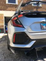 2018 Honda Civic with 18x8.5 Milligram wheels