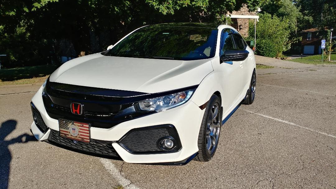 2018 Honda Civic with 18x8.5 wheels