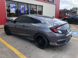 2018 Honda Civic with 18x9.5 R-142 wheels