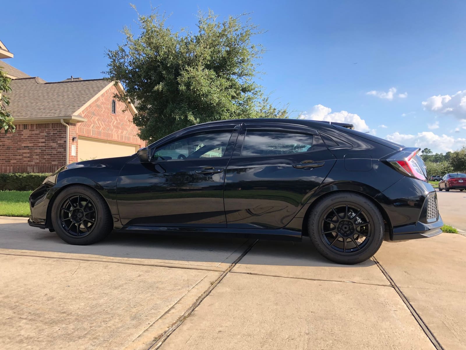 2019 Honda Civic with 17x9 wheels