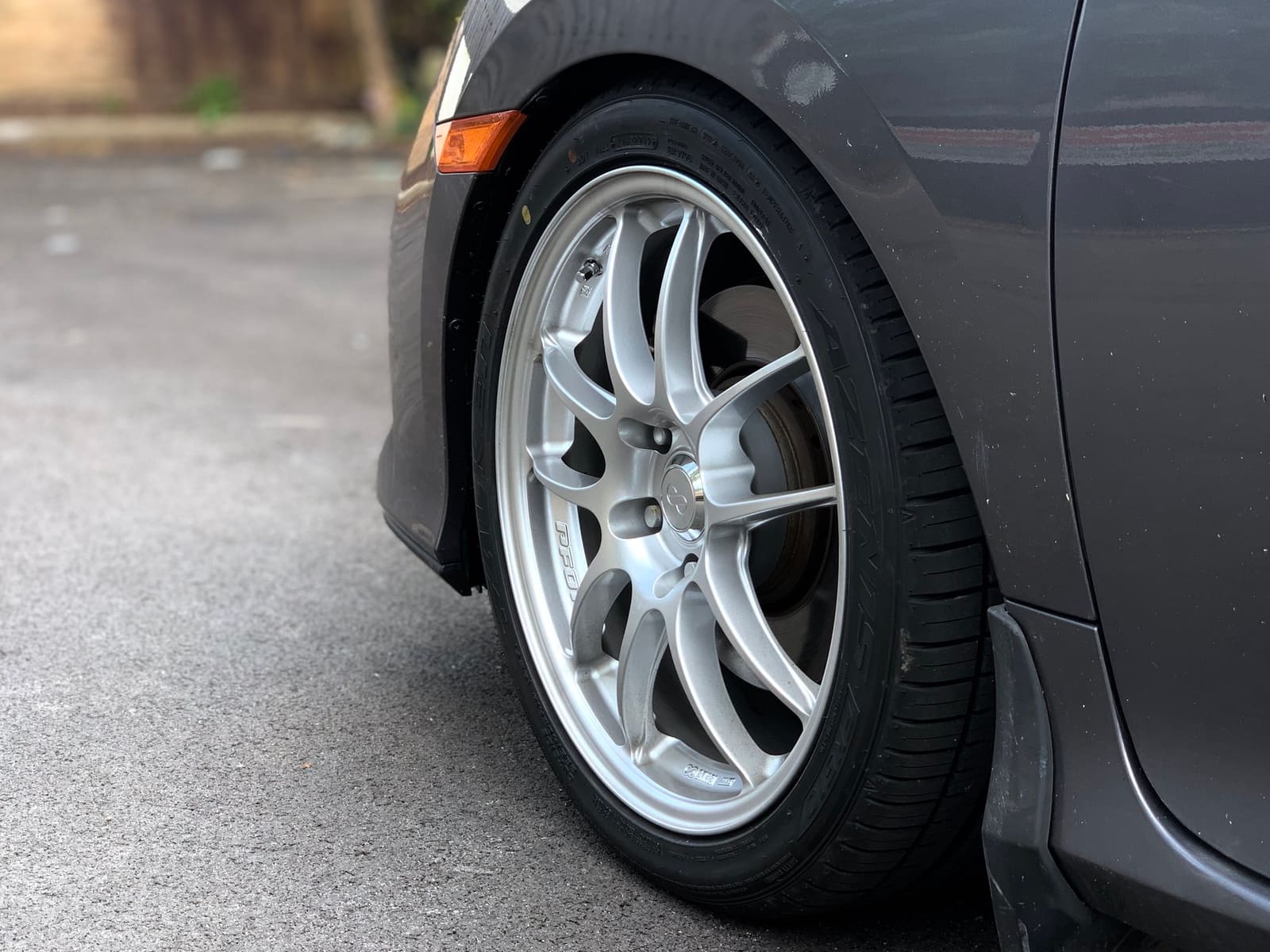 2018 Honda Civic with 18x8 wheels