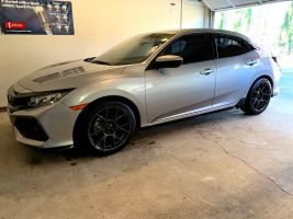 2018 Honda Civic with 18x8.5 wheels