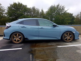 2019 Honda Civic with 18x8.5 wheels