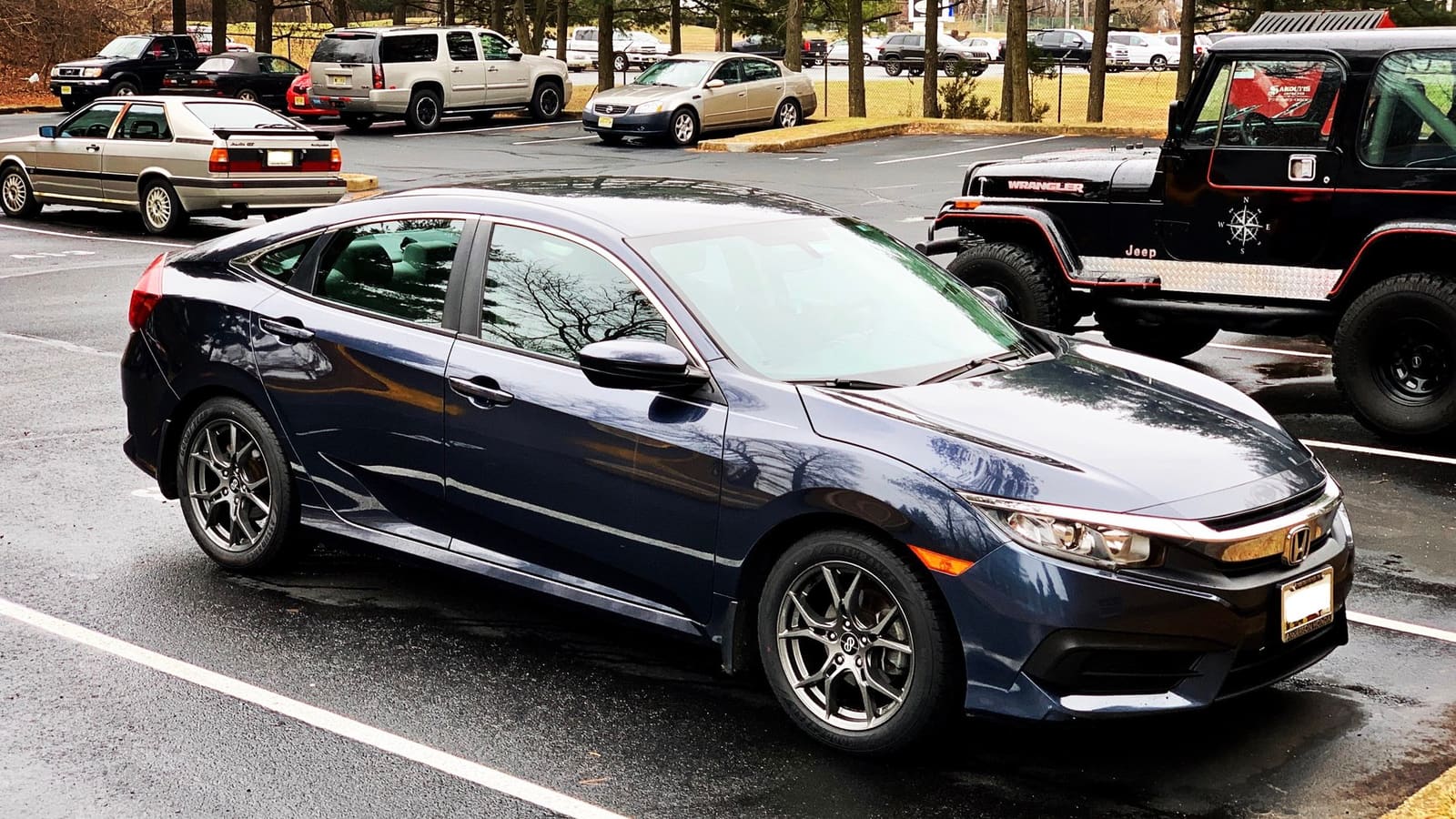 2016 Honda Civic with 17x7.5 wheels