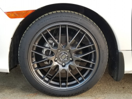 2017 Honda Civic with 18x7.5 wheels