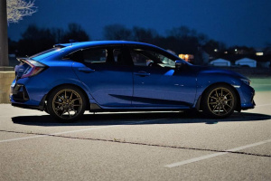 2020 Honda Civic with 18x8.5 wheels