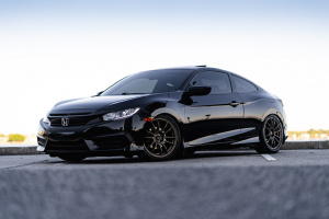 2017 Honda Civic with 18x8.5 wheels