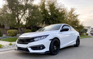 2018 Honda Civic with 18x8.5 wheels