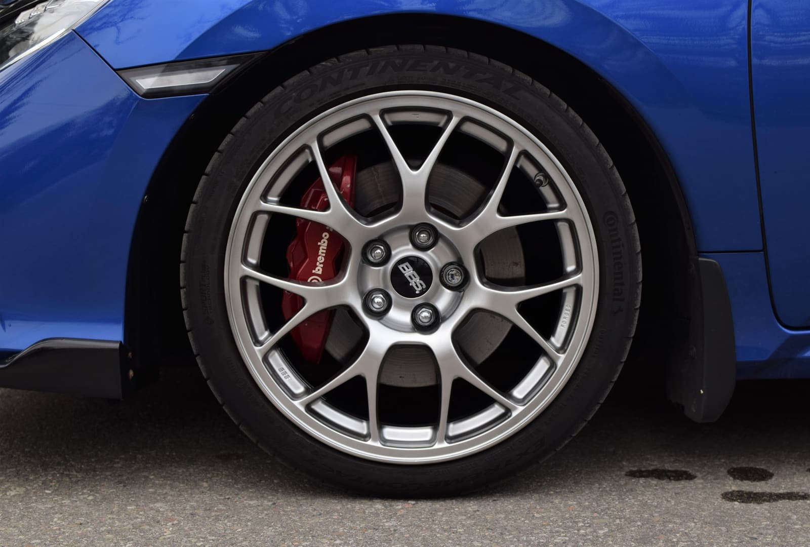 2017 Honda Civic with 18x8.5 RG406 wheels