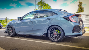 2018 Honda Civic with 19x8.5 wheels