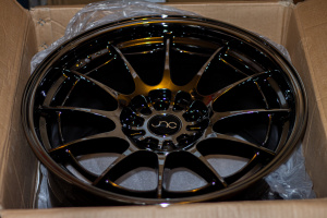 2017 Honda Civic with 18x9.5 wheels