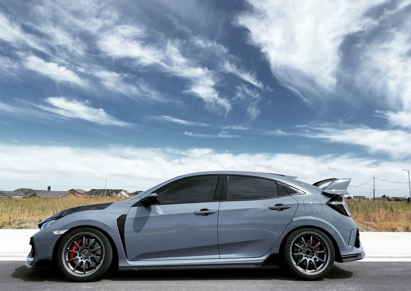 2020 Honda Civic with 18x9.5 wheels