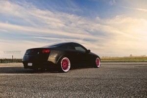 2004 Infiniti G35 with 19x9.5 Varrstoen Es1 wheels