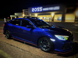 2020 Honda Civic with 17x9 wheels