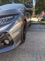 2020 Honda Civic with 18x8.5 wheels